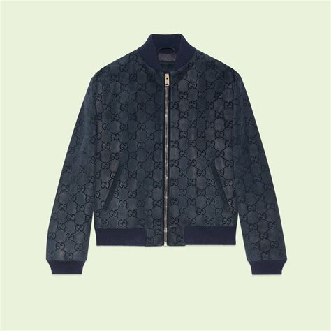 gucci gg print bomber jacket|gucci bomber japanese geisha.